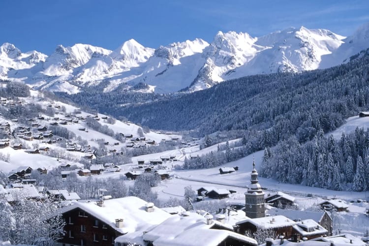 Et que dire de la beauté du paysage sous la neige des montagnes de la Clusaz