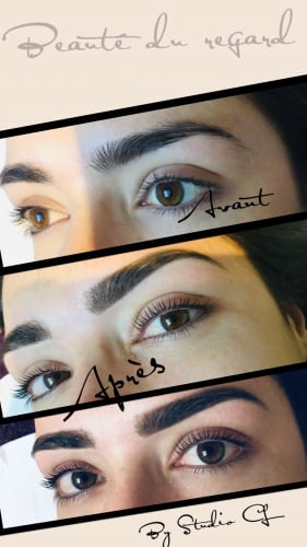 Relooking sourcils 3 D, rehaussement de cils