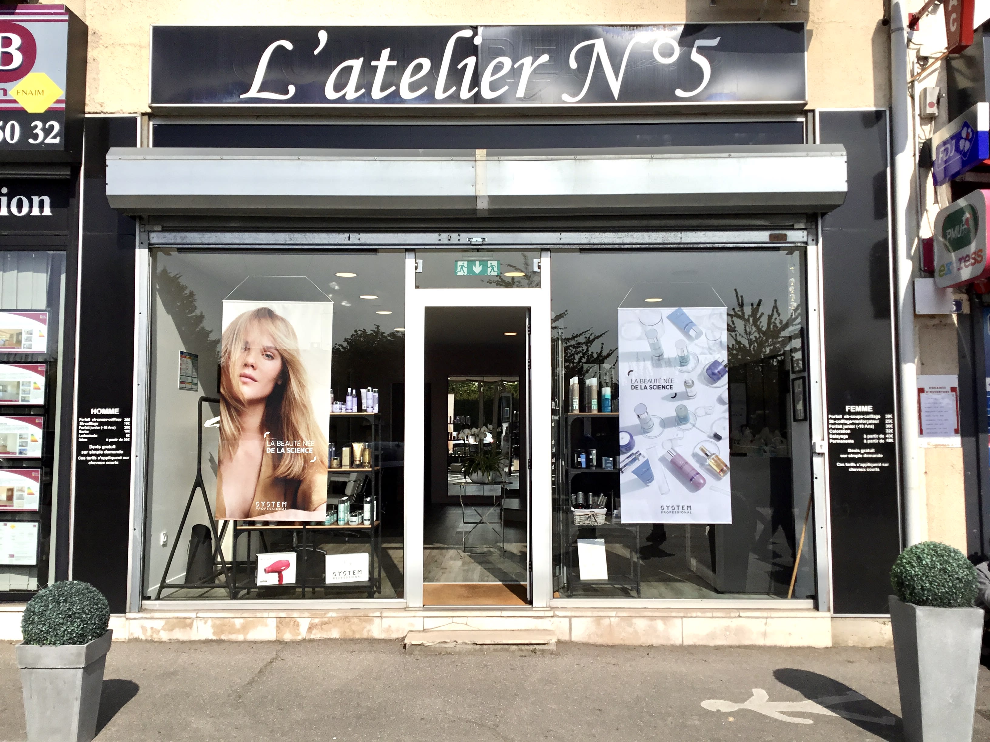 L'Atelier n°5 salon de coiffure mixte à Longpont-sur-Orge - 91310