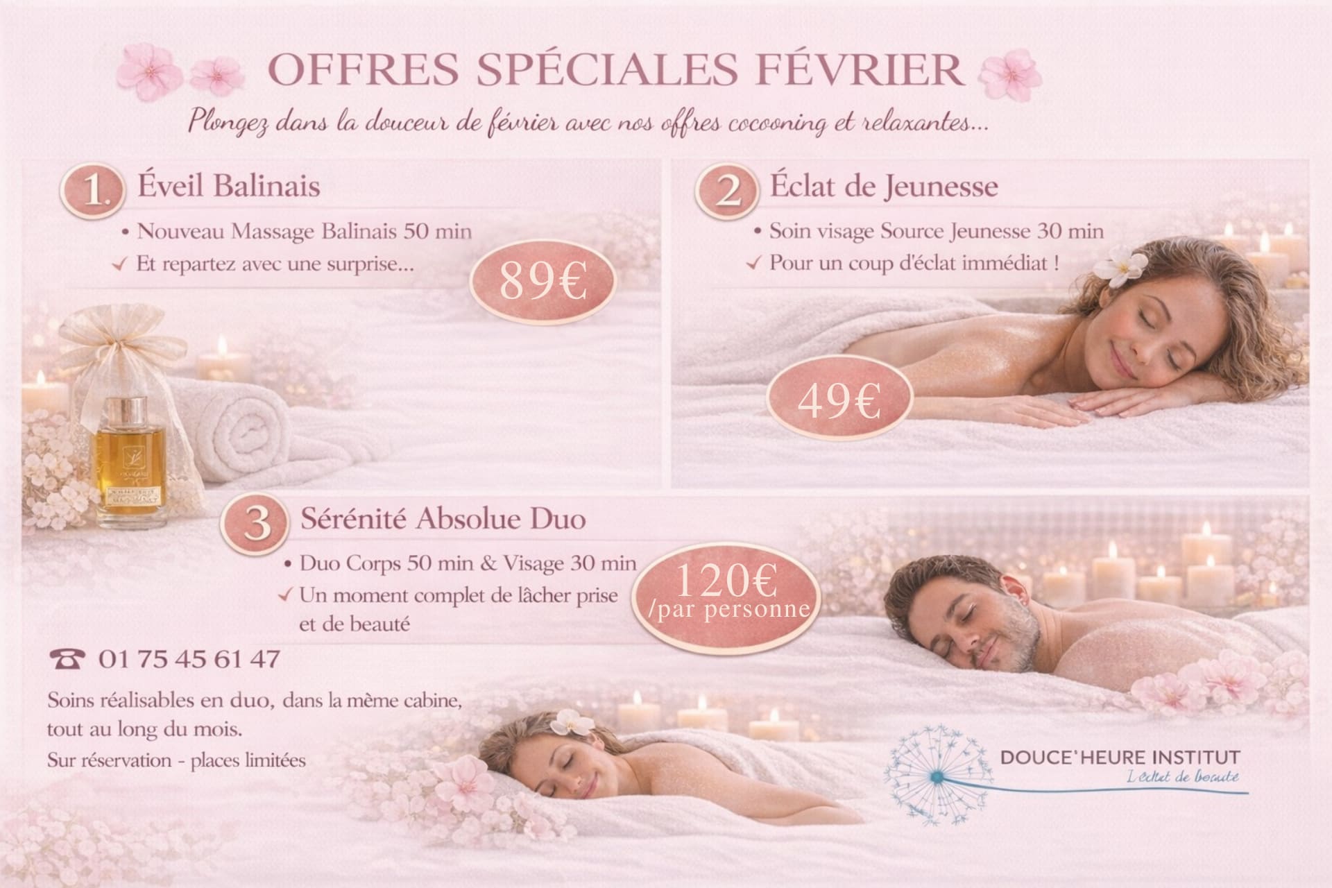 Offre du mois Douce Heure Institut