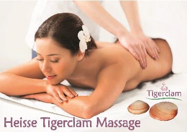 Massage aux coquillages auto-chauffants