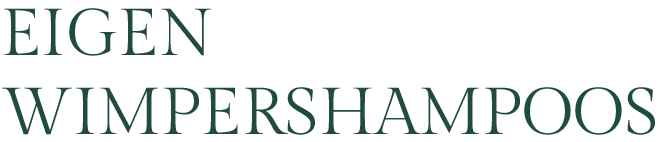 Eigen wimpershampoos logo
