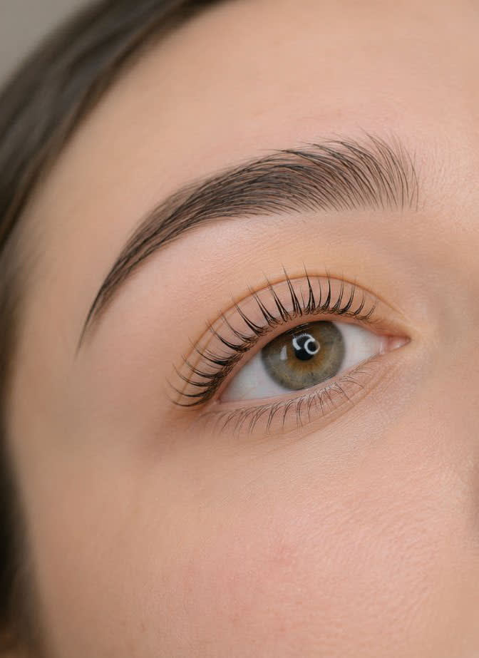 Wimperlift bij Robine