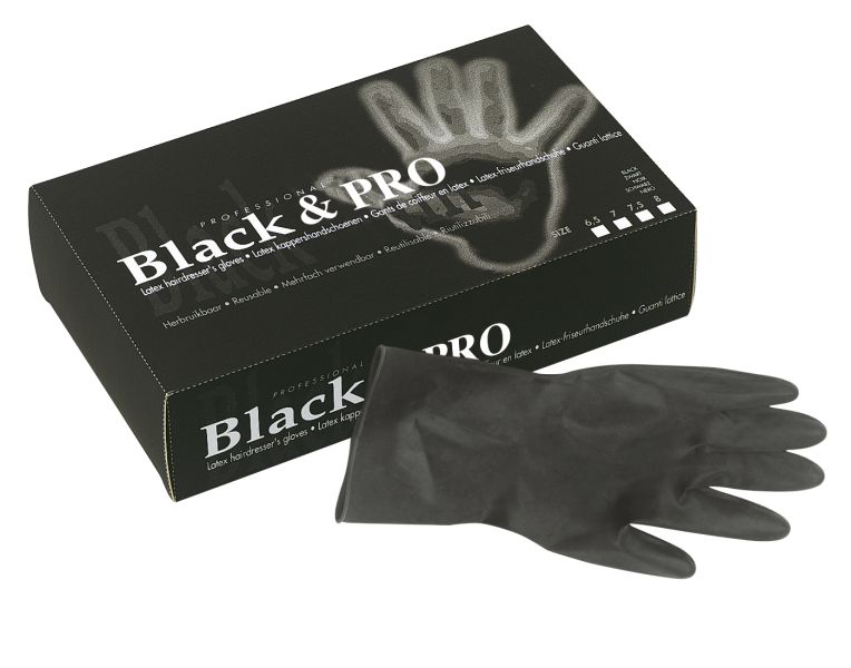 image_Sibel_20 Black Latex Gloves Size S