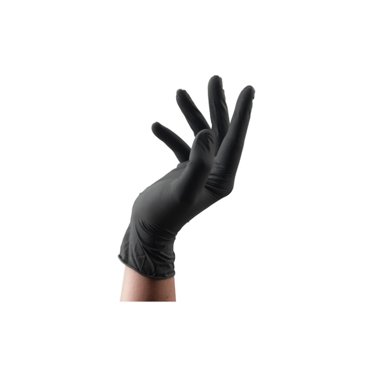 image_Sibel_100 Guantes de látex negros talla S