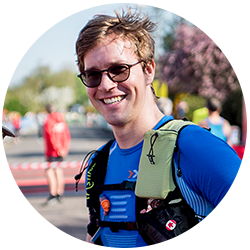 Patrick McGee at a race
