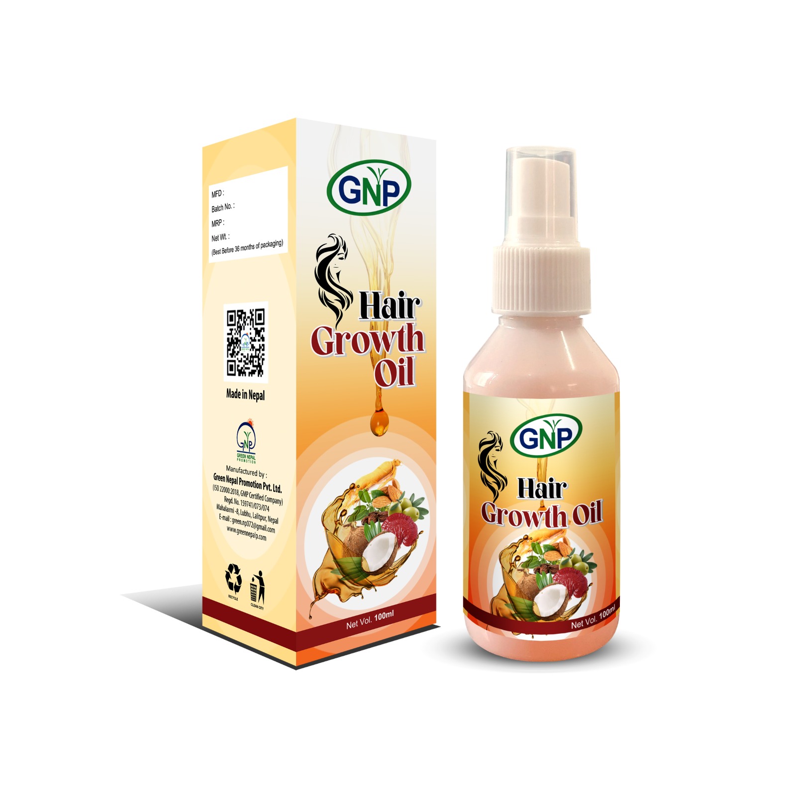GNP Hair Growth Oil - 100ml