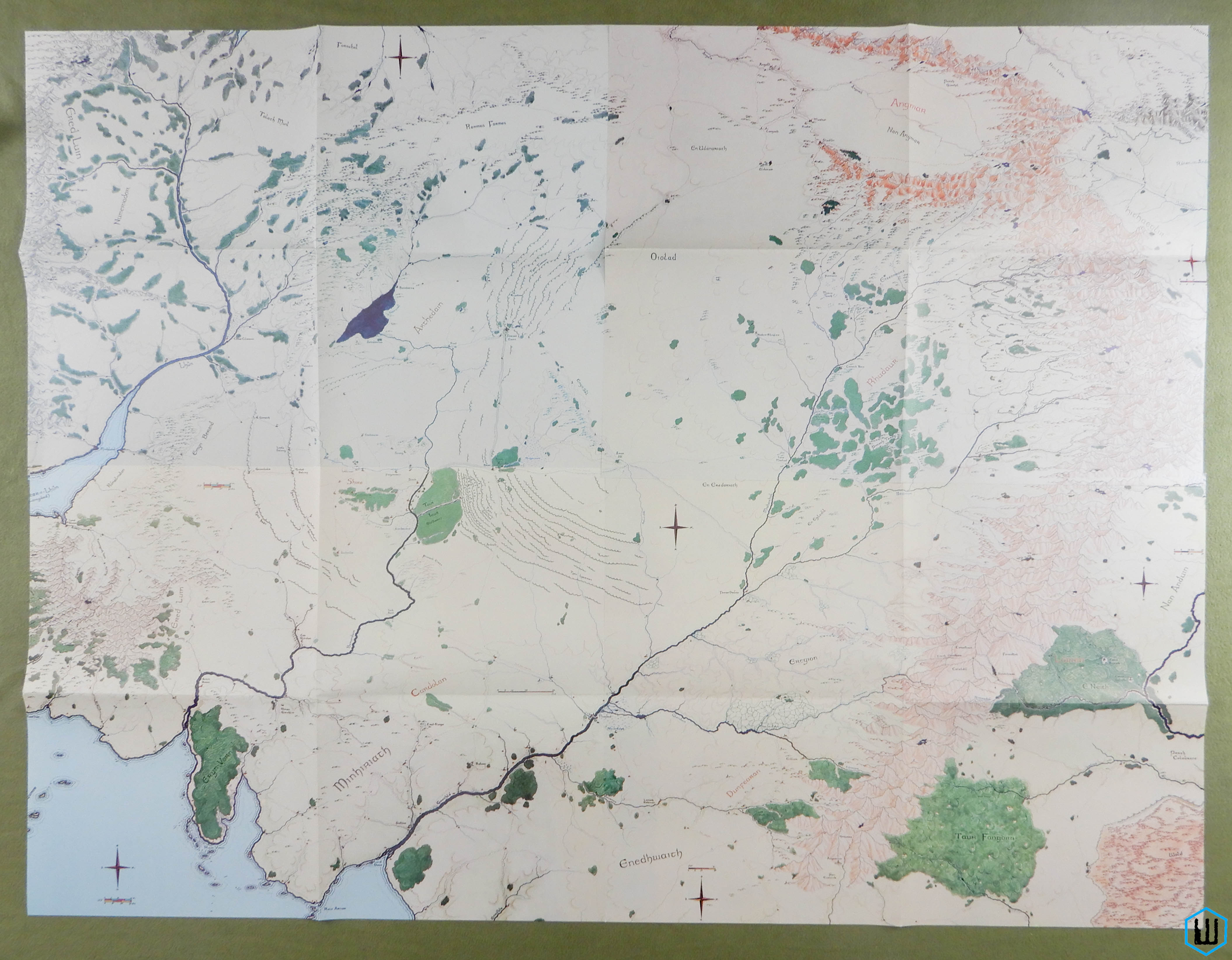 Map with dwarven realms/dominions in fourth age : r/lotr