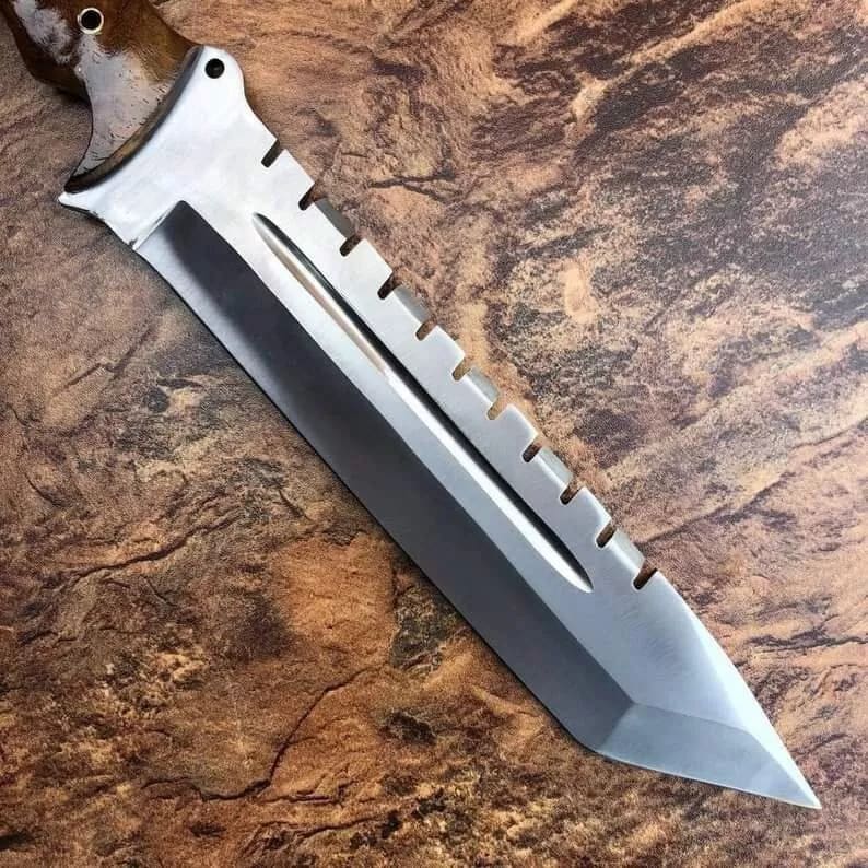 Handmade Bowie Knife 12" (Rosewood)