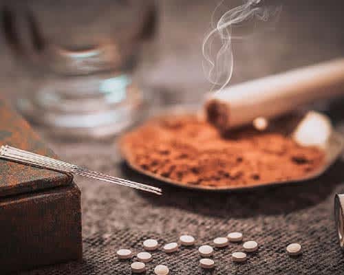 moxibustion china