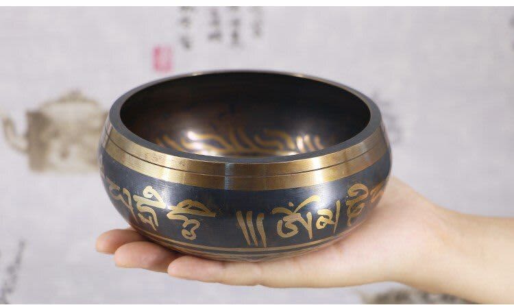 Juego de cuencos para cantar tibetanos, cuenco de sonido para meditación hecho a mano en Nepalí para curación y atención Juego de cuencos para cantar tibetanos, cuenco de sonido para meditación hecho a mano en Nepalí para curación y atención