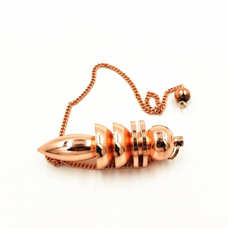 Colgante hombre pirámide curativa espiritual Reiki péndulo para Dowsing encantos amuleto de Chakra oro rosa cobre dorado Colgante hombre pirámide curativa espiritual Reiki péndulo para Dowsing encantos amuleto de Chakra oro rosa cobre dorado