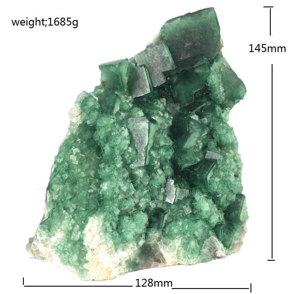 Racimo de piedras curativas de cuarzo Natural, piedras naturales de fluorita verde, artesanías para decoración del hogar para regalo Racimo de piedras curativas de cuarzo Natural, piedras naturales de fluorita verde, artesanías para decoración del hogar para regalo