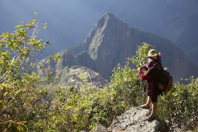 con los chamanes por las montañas de machu piccu