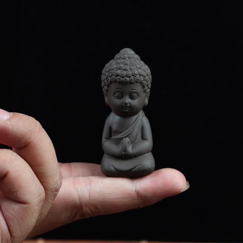 Estatua de Buda en miniatura para decoración del hogar, accesorios para minijardín, té, mascota, agua, jardín, meditación, estatua Zen Estatua de Buda en miniatura para decoración del hogar, accesorios para minijardín, té, mascota, agua, jardín, meditación, estatua Zen