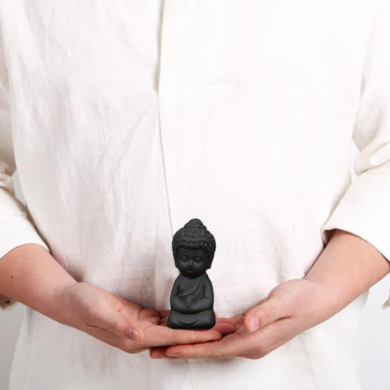 Estatua de Buda en miniatura para decoración del hogar, accesorios para minijardín, té, mascota, agua, jardín, meditación, estatua Zen Estatua de Buda en miniatura para decoración del hogar, accesorios para minijardín, té, mascota, agua, jardín, meditación, estatua Zen