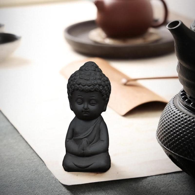 Estatua de Buda en miniatura para decoración del hogar, accesorios para minijardín, té, mascota, agua, jardín, meditación, estatua Zen Estatua de Buda en miniatura para decoración del hogar, accesorios para minijardín, té, mascota, agua, jardín, meditación, estatua Zen