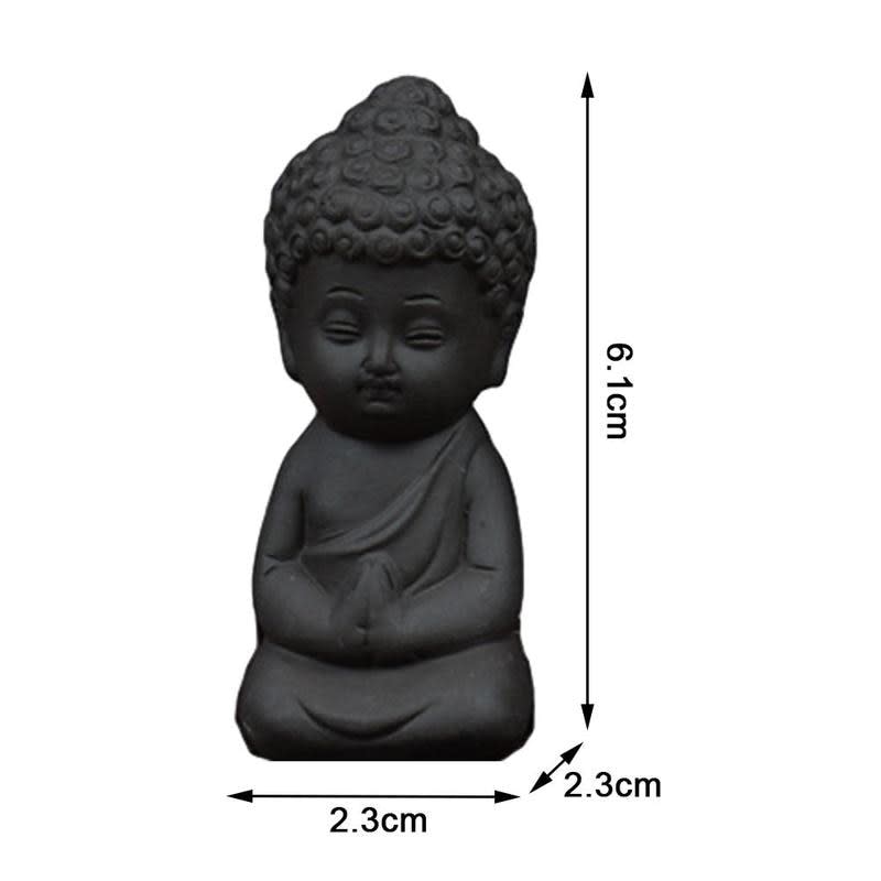 Estatua de Buda en miniatura para decoración del hogar, accesorios para minijardín, té, mascota, agua, jardín, meditación, estatua Zen Estatua de Buda en miniatura para decoración del hogar, accesorios para minijardín, té, mascota, agua, jardín, meditación, estatua Zen