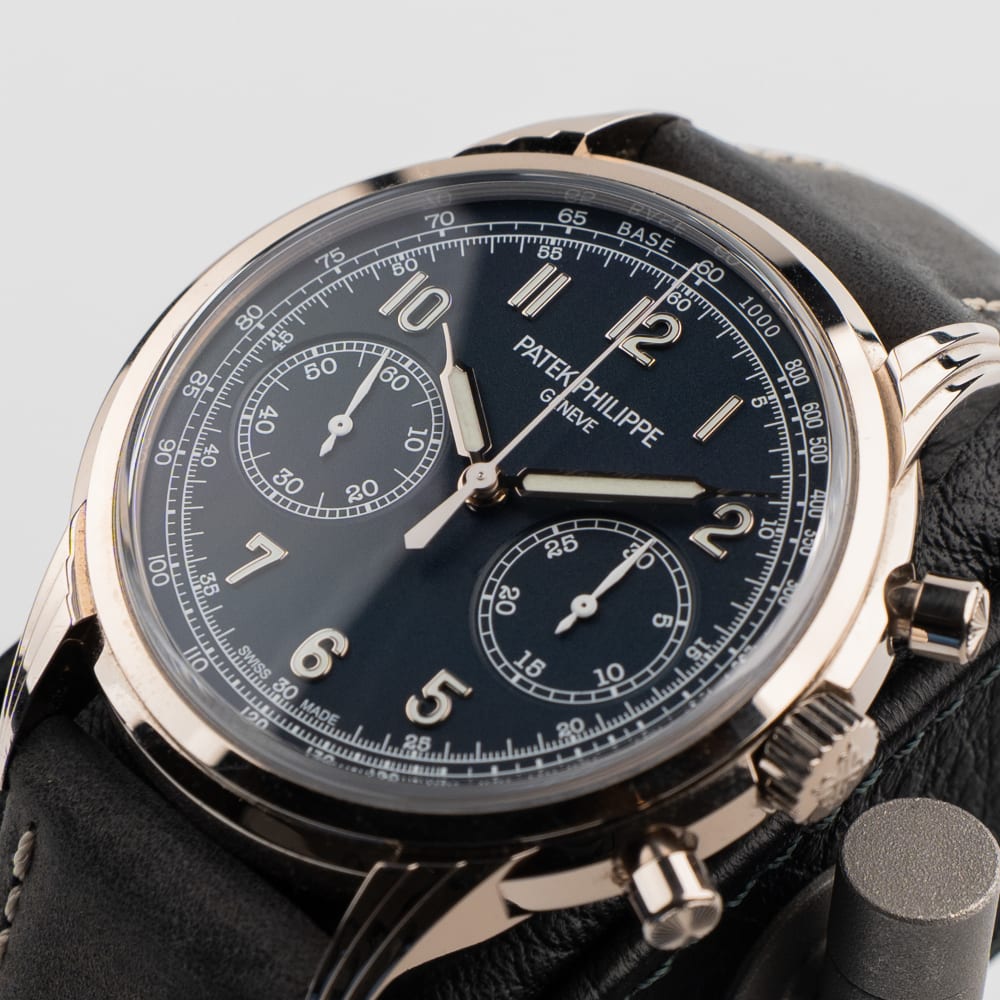 Patek Philippe Complications Chronograph White Gold Blue Dial 41mm