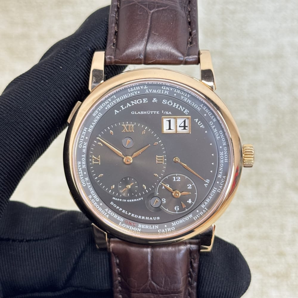 A. Lange & Söhne Lange 1 Time Zone Rose Gold Grey Dial 41mm