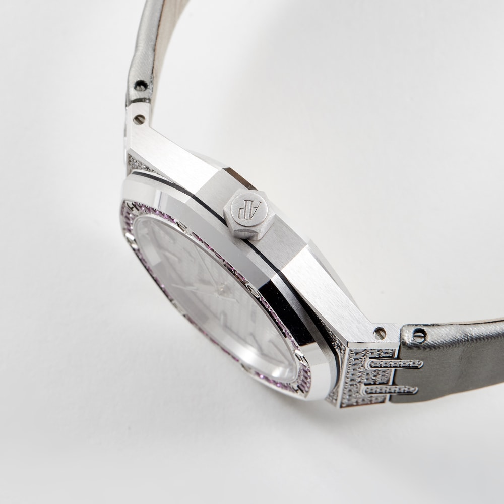 Audemars Piguet Royal Oak Selfwinding White Gold Diamond Silver