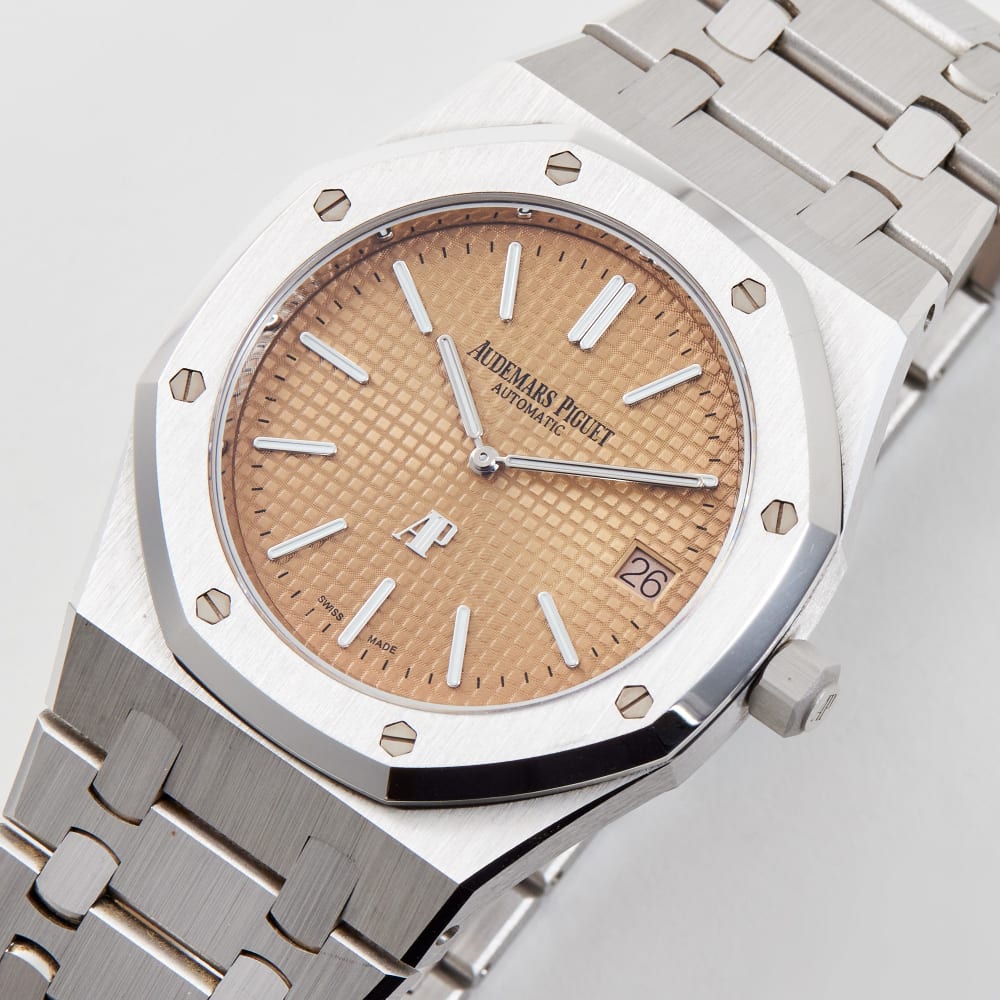Audemars Piguet Royal Oak White Gold Salmon Dial 39mm 15202BC.OO
