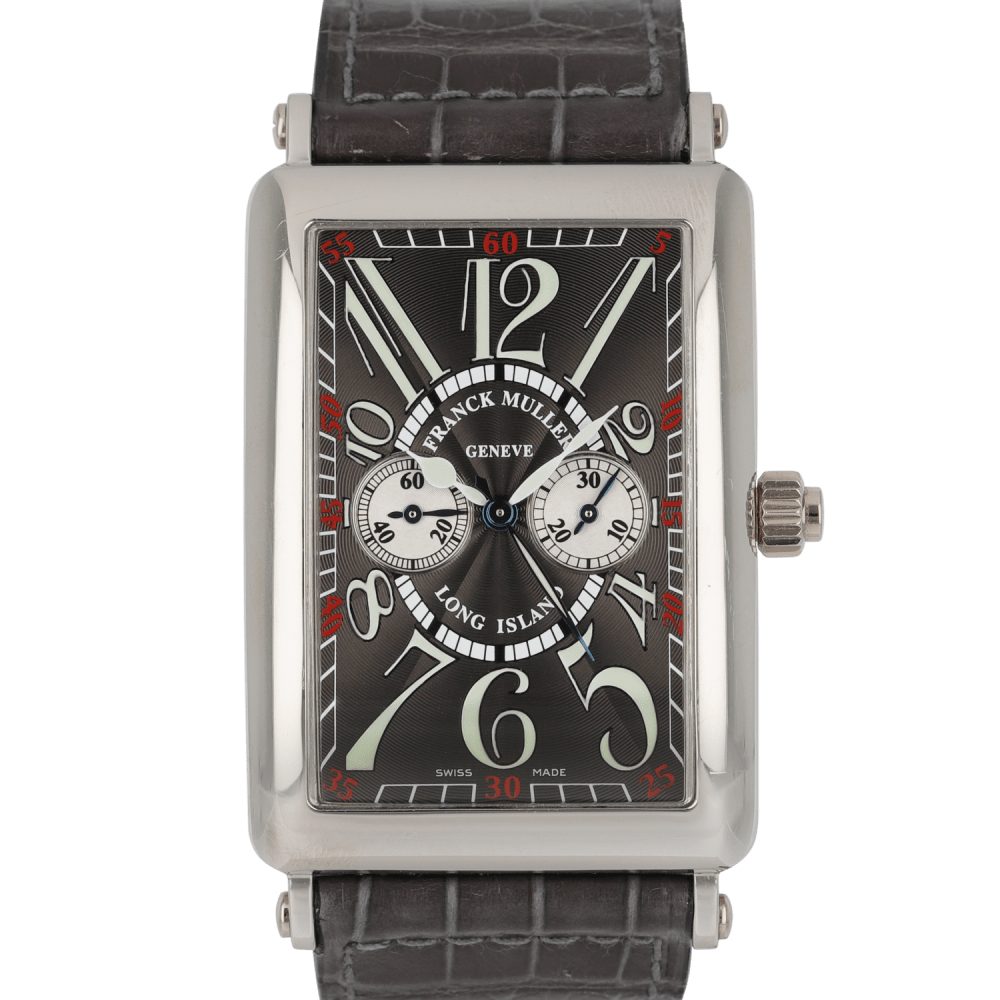 Franck Muller Long Island Mono Pusher Chronograph Platinum 45mm