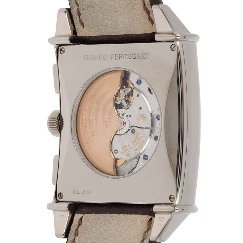 Girard-Perregaux Vintage 1945 Chronograph White Gold White Dial