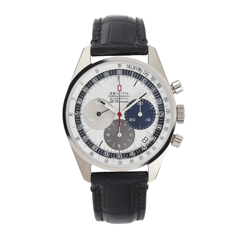 Zenith Revival El Primero A6 50th Anniversary White Gold White