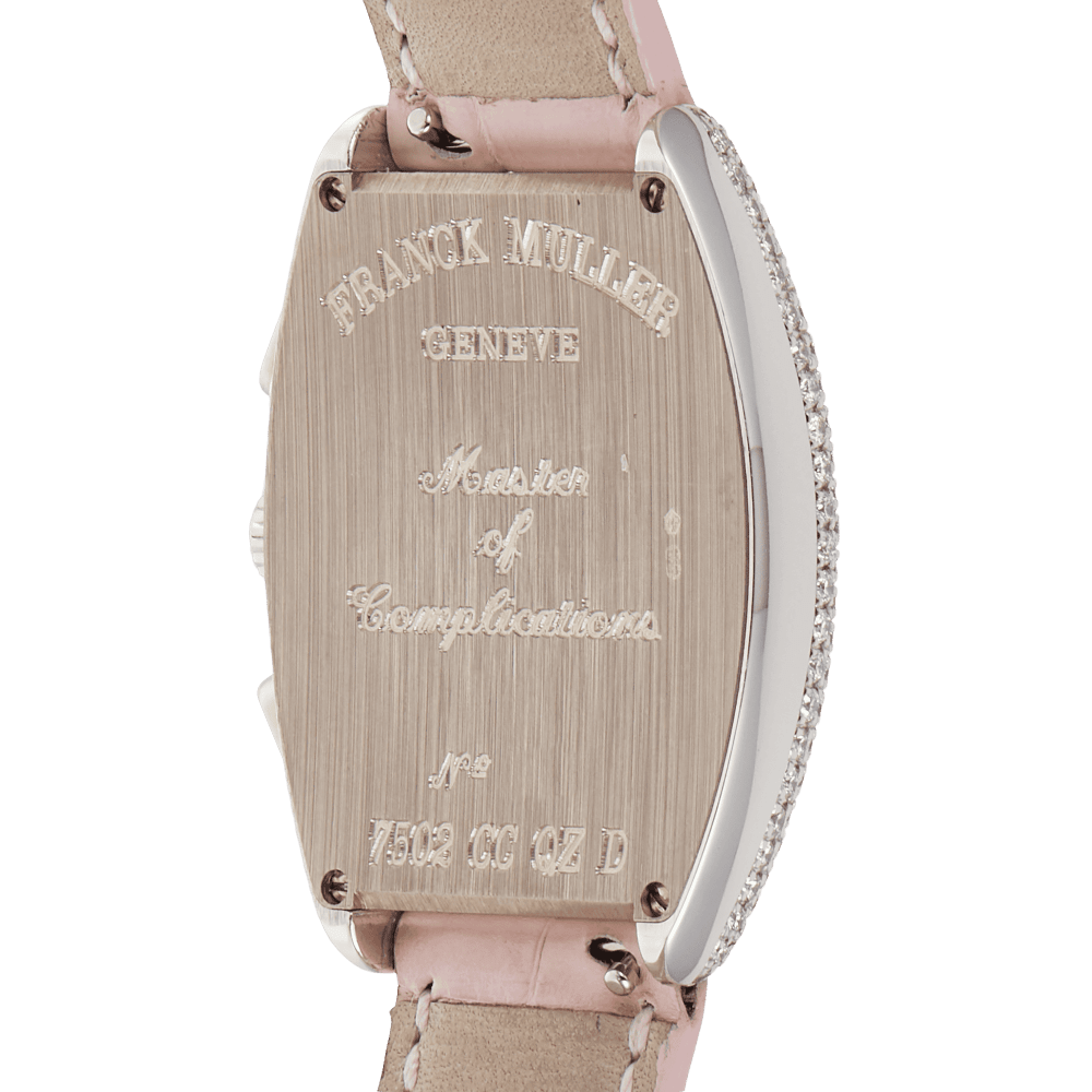Franck Muller Cintree Curvex Chronograph Steel Diamond Pink Dial