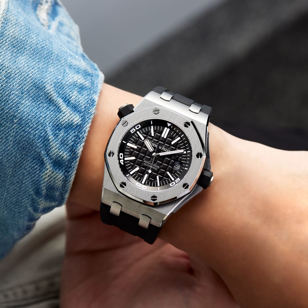 Audemars Piguet Royal Oak Offshore Steel Black Dial 42mm 15710ST