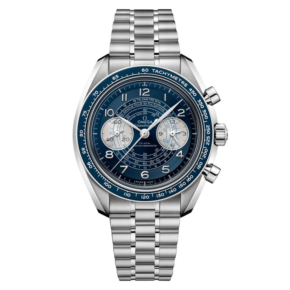 Omega Speedmaster Chronoscope Steel Blue Dial 43mm 329.30.43.51