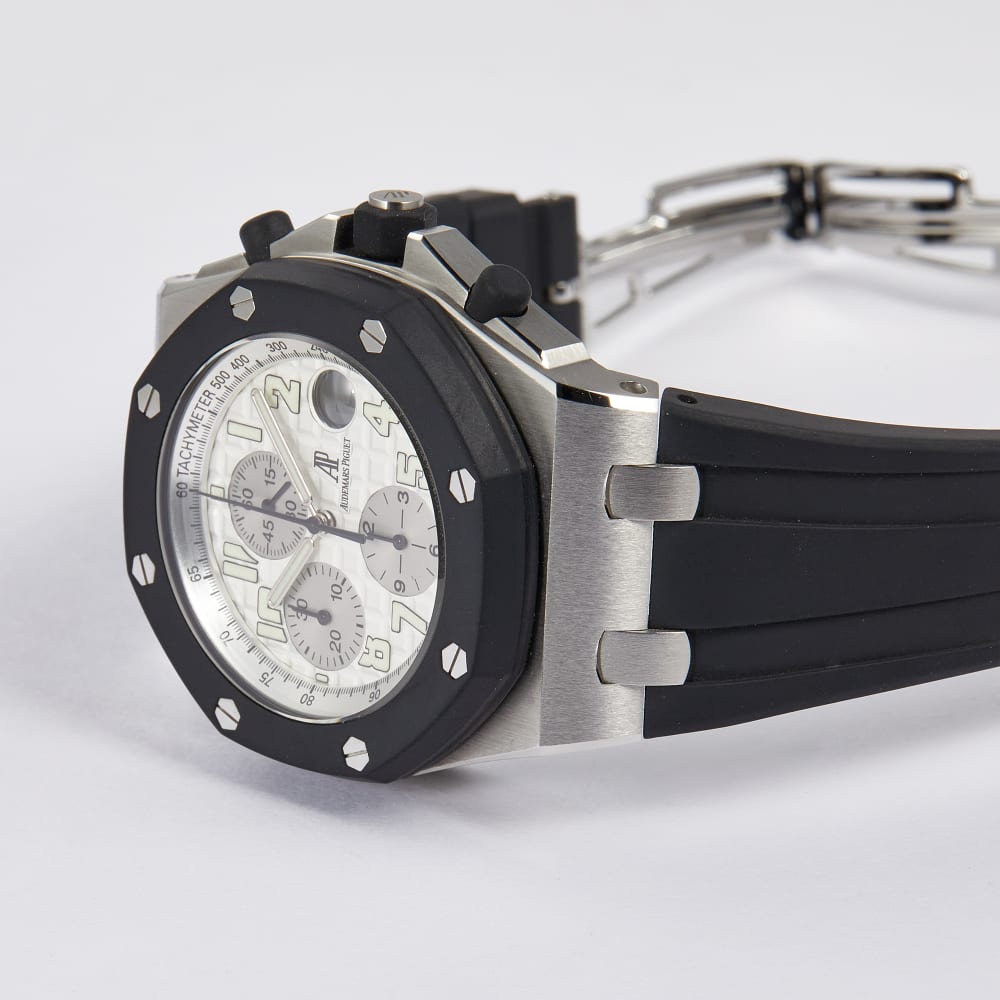 Audemars Piguet Royal Oak Offshore Chronograph Steel White Audemars Piguet Royal Oak Offshore Chronograph Steel White