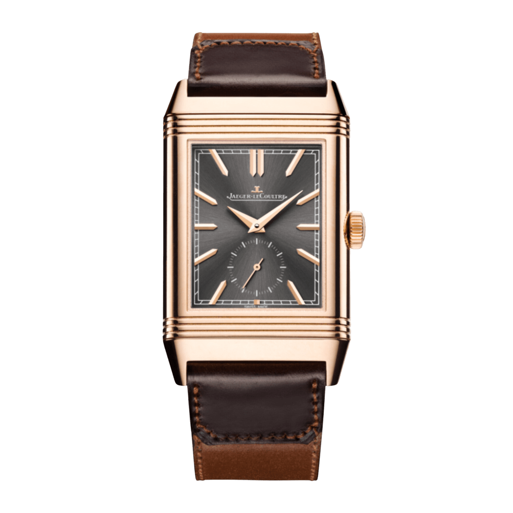 Jaeger-LeCoultre Reverso Tribute Duoface Rose Gold Grey Dial 26mm