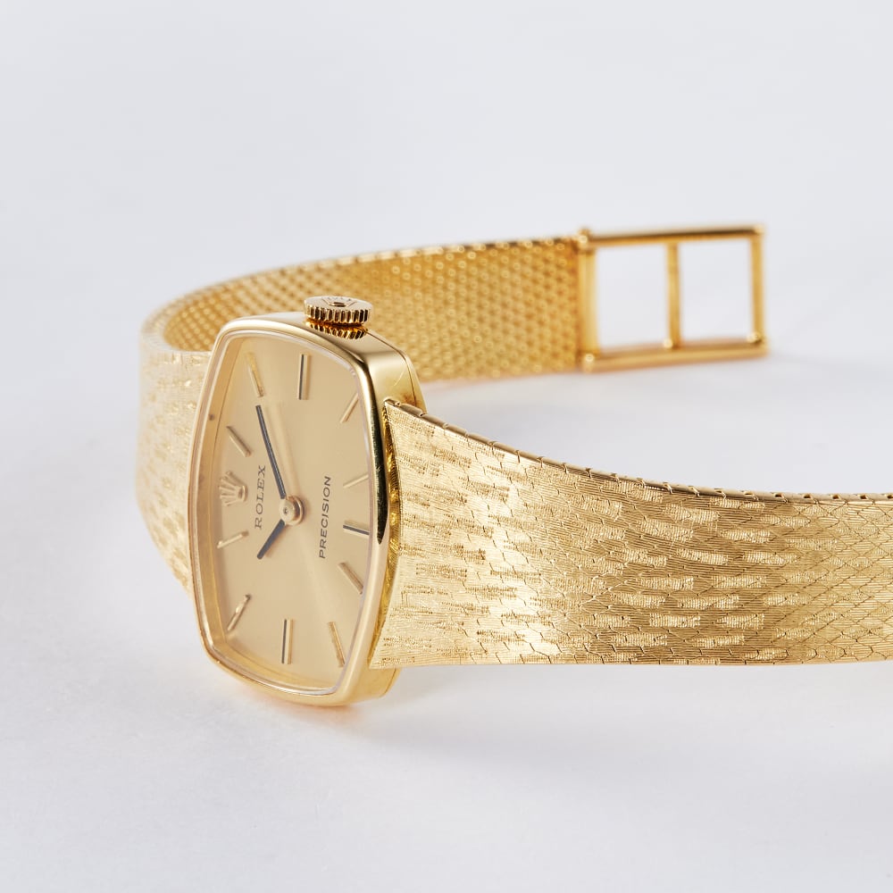 Rolex Hexagon Yellow Gold Diamond Gold Dial Hexagon - Make an offer |  Wristcheck