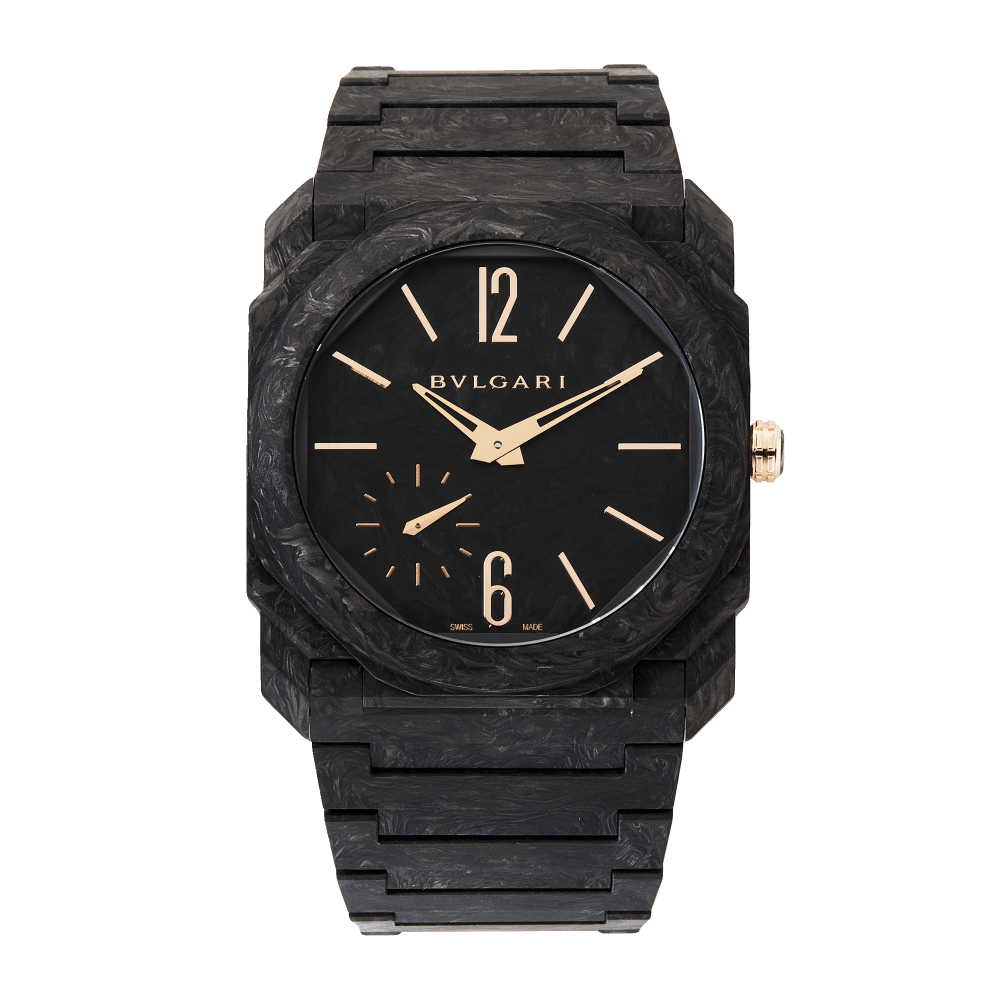 Bulgari Octo Finissimo Carbon Black Dial 40mm 103779 - Make an