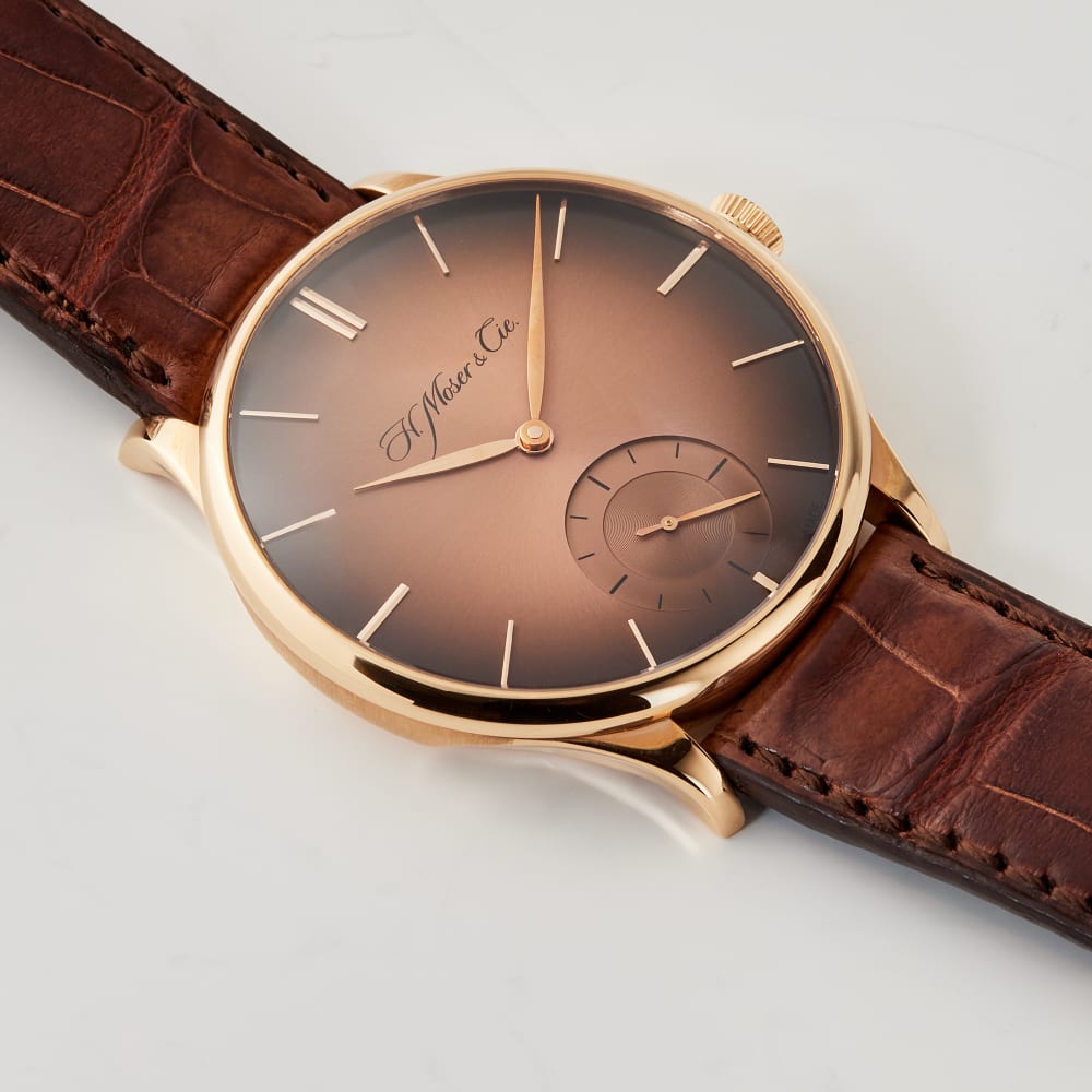 H. Moser & Cie. Venturer Rose Gold Pink Dial 39mm 2327-0401 - Make