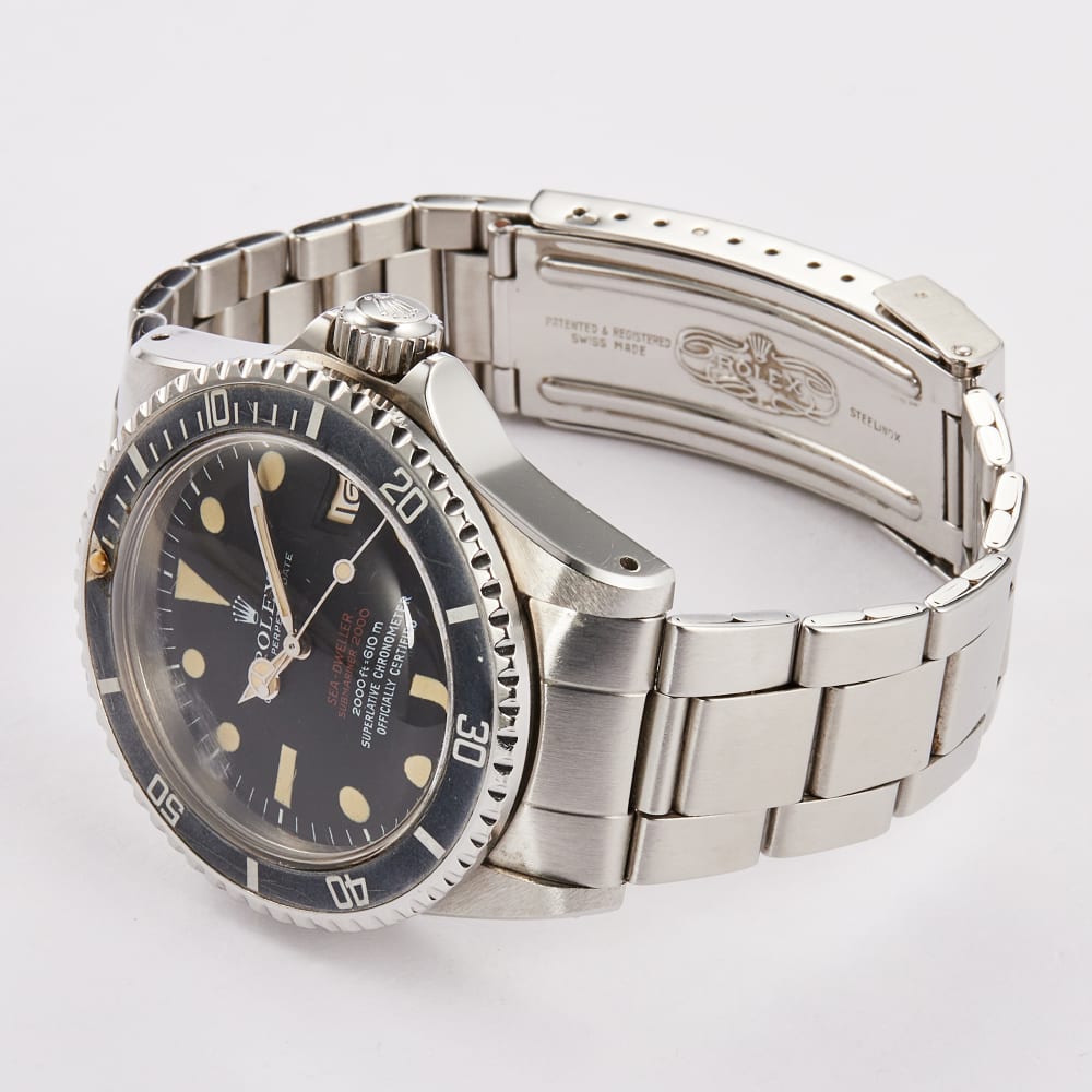 Rolex Vintage Double Red Sea-Dweller Steel Black Dial 40mm 1665