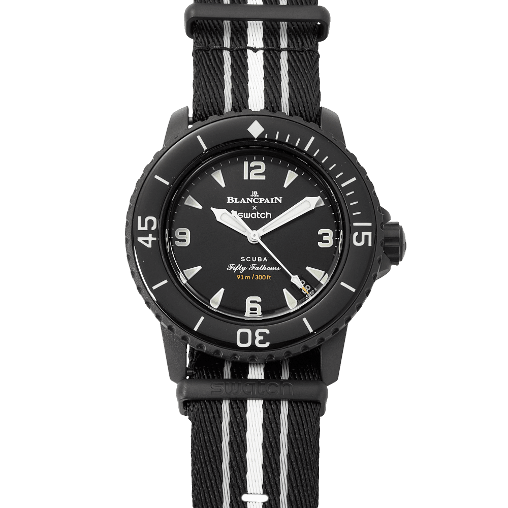 Swatch Fifty Fathoms Blancpain x Swatch Ocean of Storms 42mm