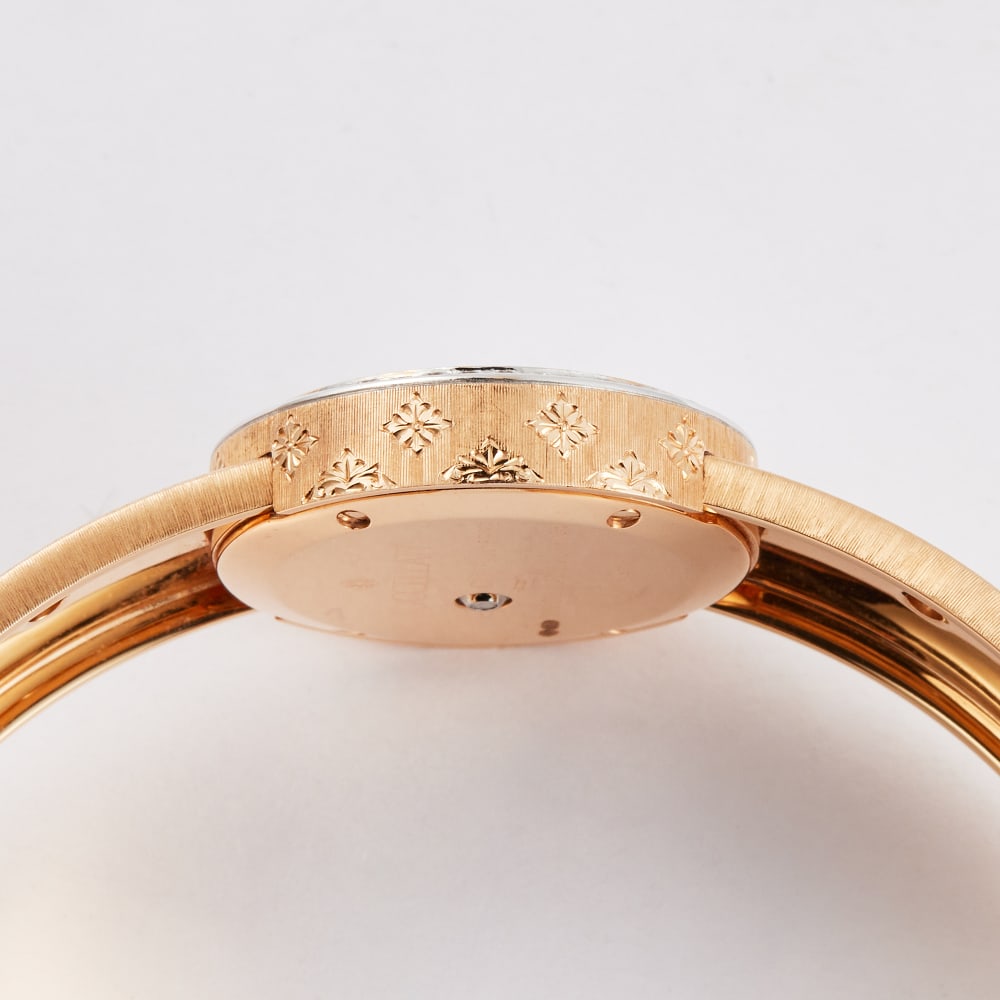 Buccellati Marci Rose Gold Diamond Mother of Pearl Dial 24mm