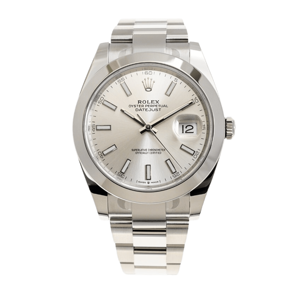 Rolex Datejust Steel Silver Dial 41mm 126300-0003 - Make an