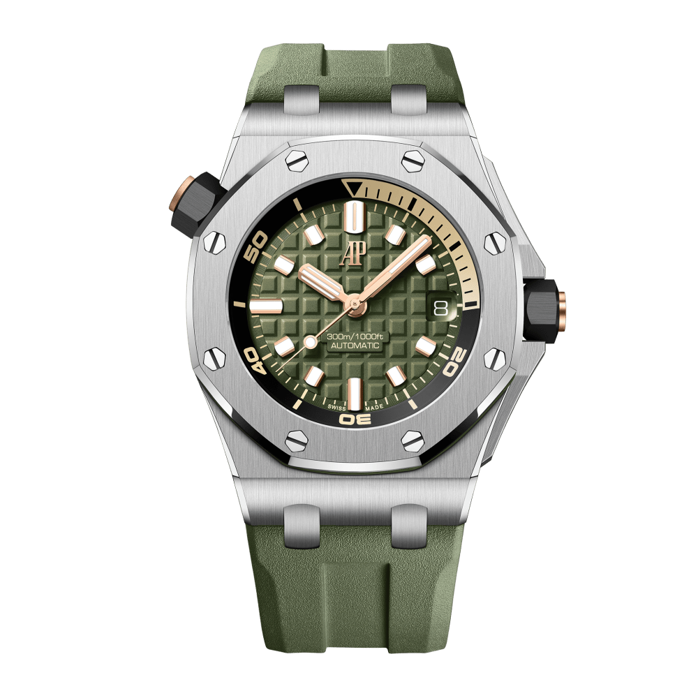 Audemars Piguet Royal Oak Offshore Diver Steel Green Dial 42mm