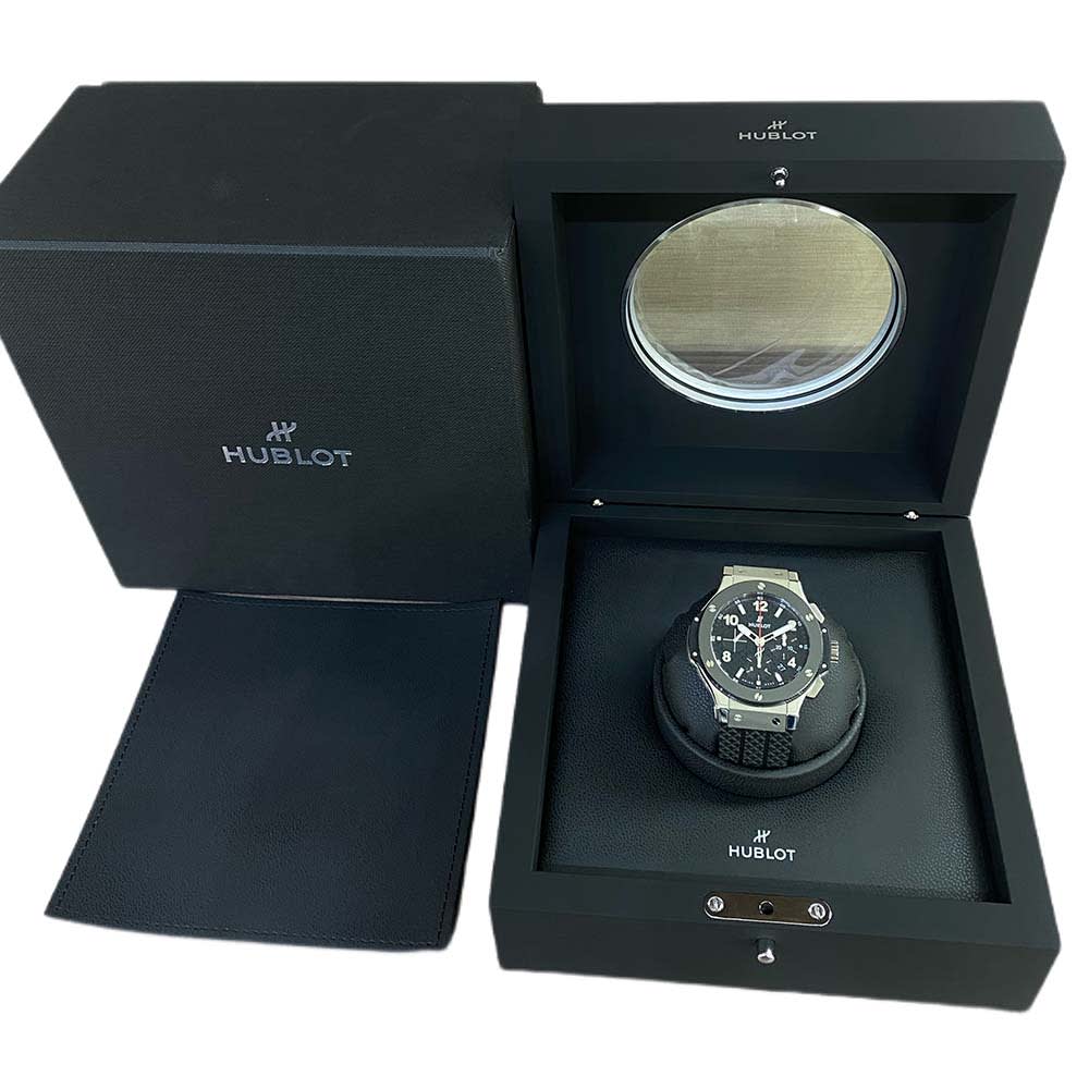 Hublot Big Bang Original Chronograph Steel Black Dial 44mm 301.SB