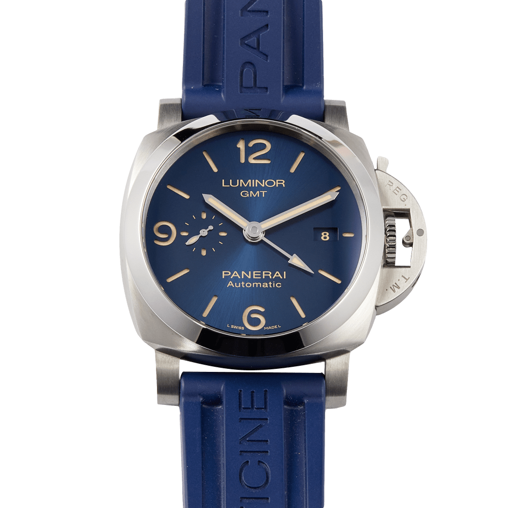 Panerai Luminor 1950 3 Days GMT Steel Blue Dial 44mm PAM01033