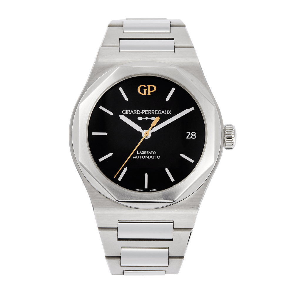 Girard-Perregaux Laureato Steel Black Dial 42mm 81010-11-636-11A