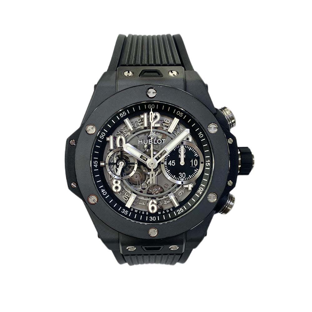 Hublot Big Bang Unico Black Magic Ceramic Skeleton Dial 44mm 421