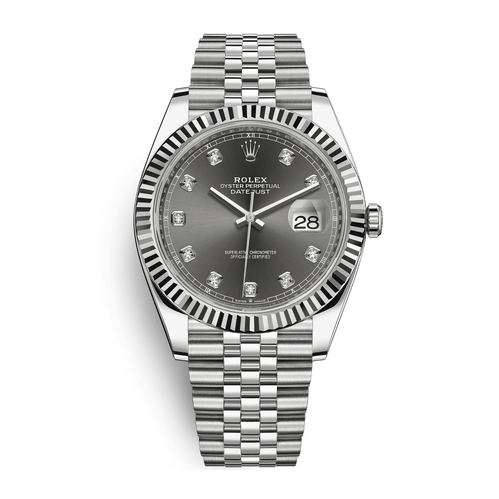 Rolex Datejust Stee Jubilee Grey Dial 41mm 126334-0006 Make an