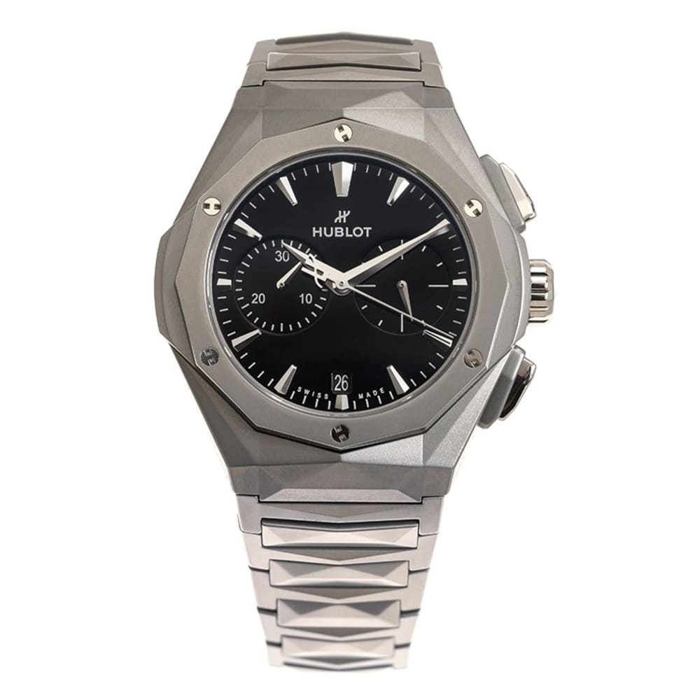 Hublot Classic Fusion Chronograph Orlinski Titanium Black Dial