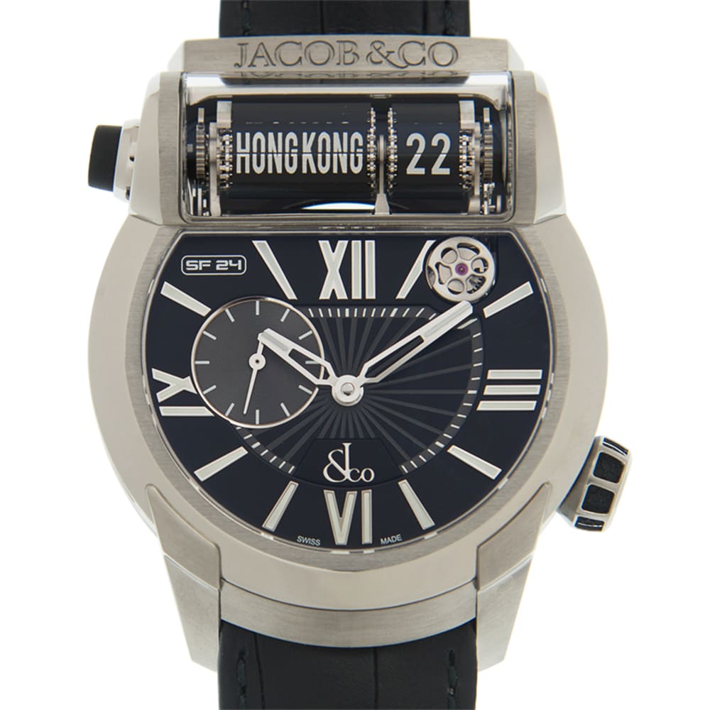 Jacob & Co. Epic SF24 World Time Titanium Black Dial 45mm ES101.20