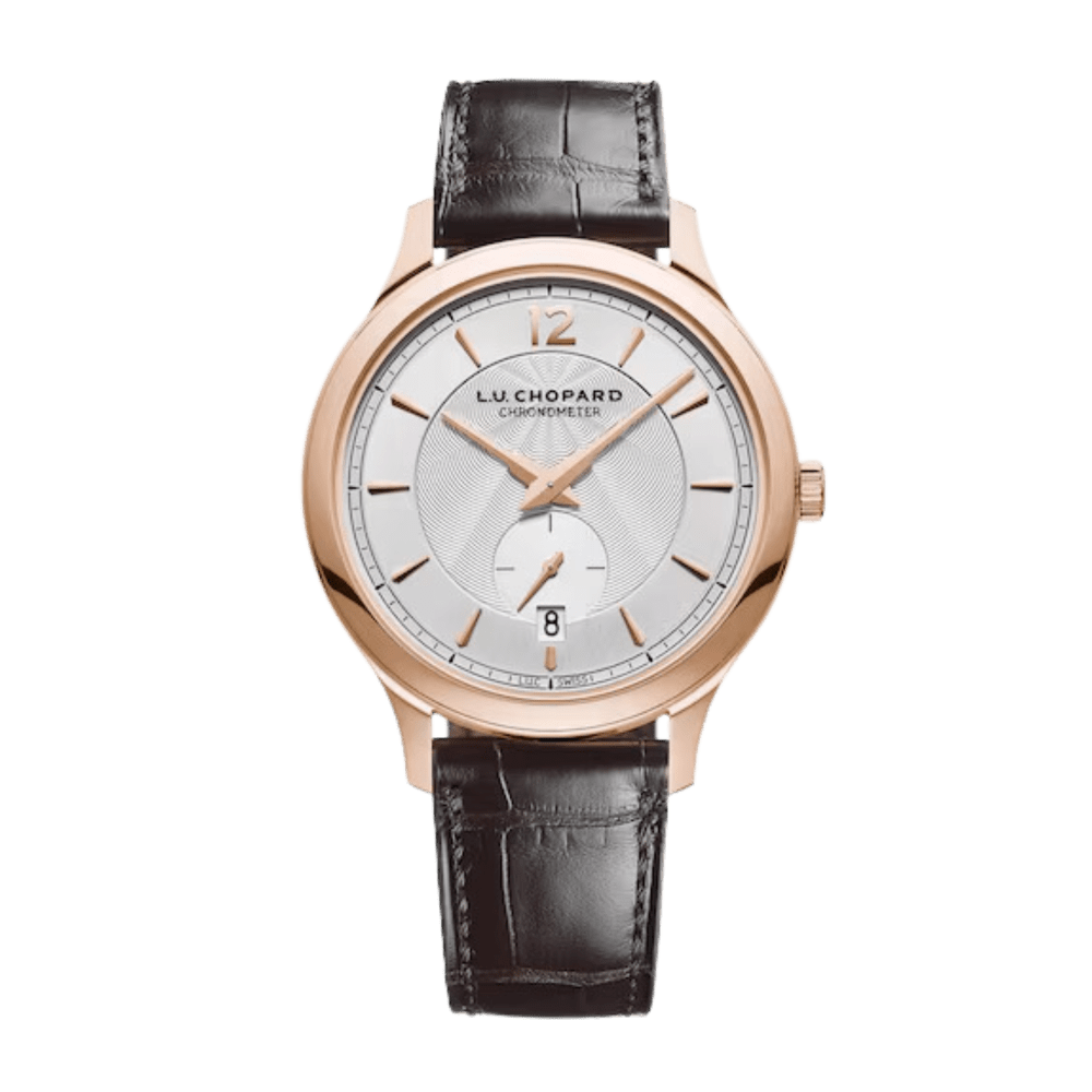 Chopard L.U.C XPS 1860 Rose Gold Silver Dial 40mm 161946-5001